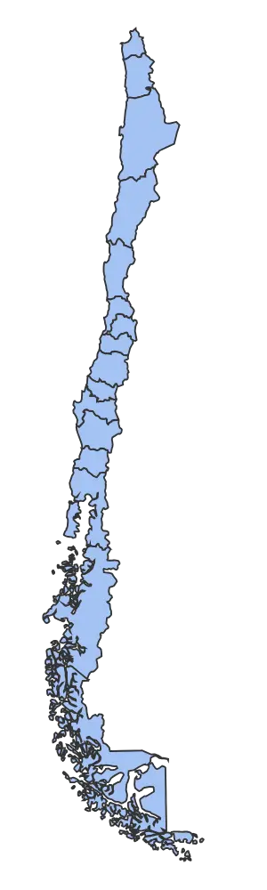 Mapa Cobertura Pasto Sintético Chile